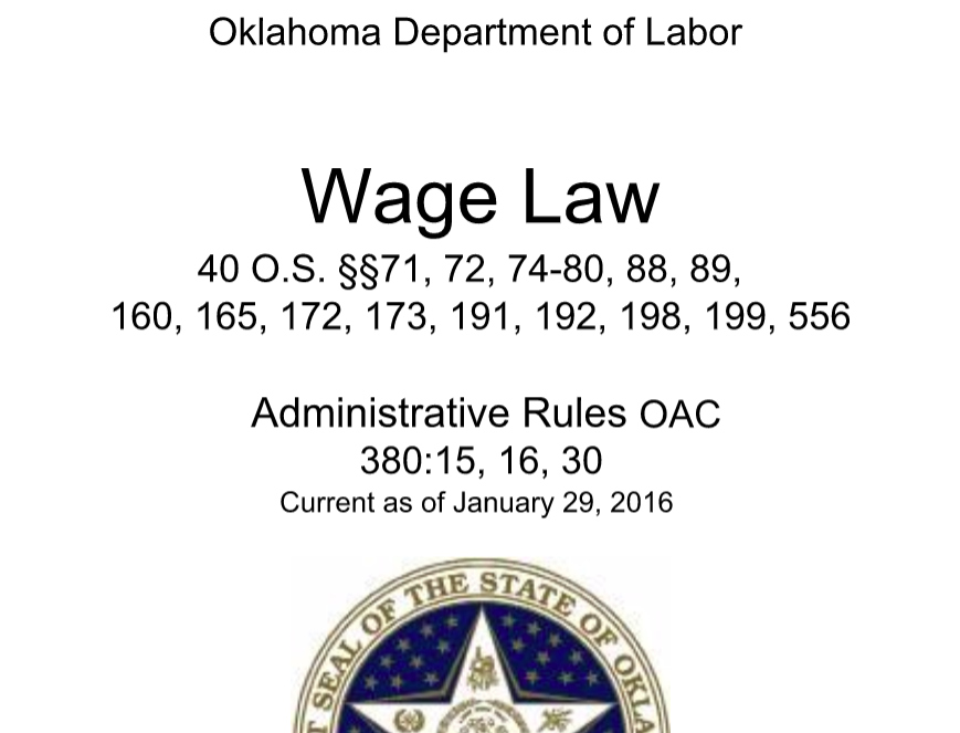 MEPO of Oklahoma OK Wage & Hour Rules.docx